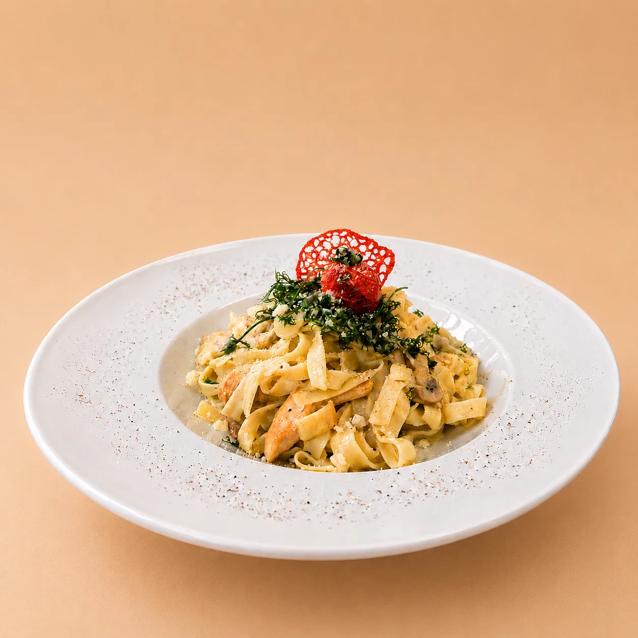 Fettucihine alfredo: