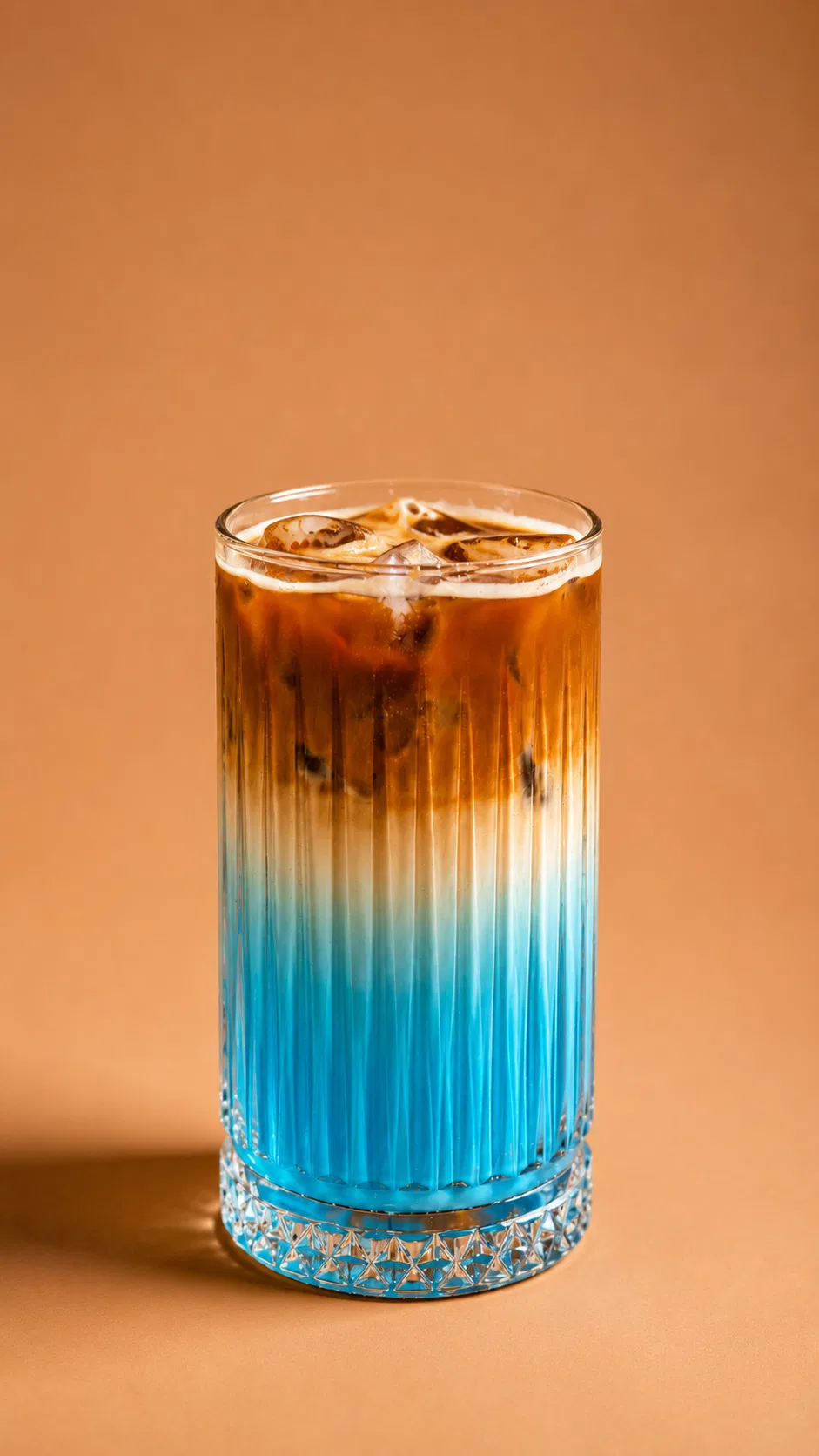 Ice blue latte