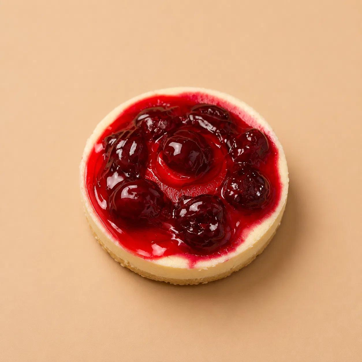 Frambuazlı mono cheesecake