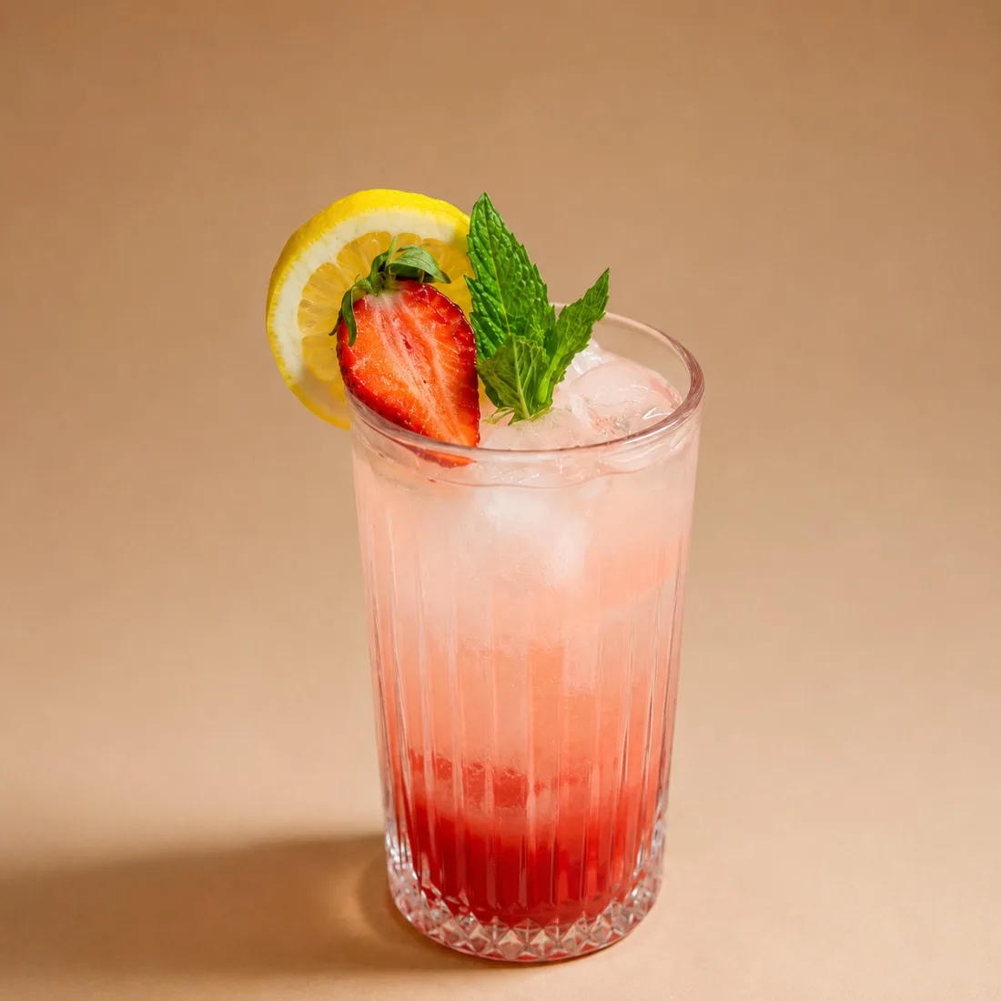 Çilekli limonata el yapımı